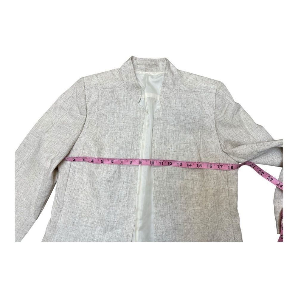 Vintage Three Flaggs California Skirt Suit Womens 8 Cream White Blend USA Made - Picture 3 of 15
